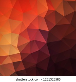 red brown triangles layout for advertising