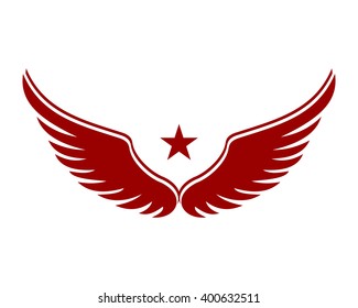 red brown wing flying image vector