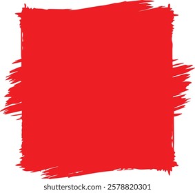 red brush on Isolate background EPS
