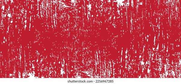 Red brush stroke background. Red ink splash on backdrop. Brush background for wallpaper, paint splatter template, dirt banner, watercolor design, dirty texture. Trendy brush background, vector