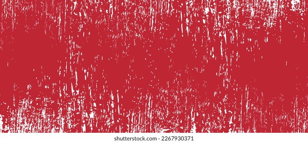 Red brush stroke background. Red ink splash on backdrop. Brush background for wallpaper, paint splatter template, dirt banner, watercolor design, dirty texture. Trendy brush background, vector