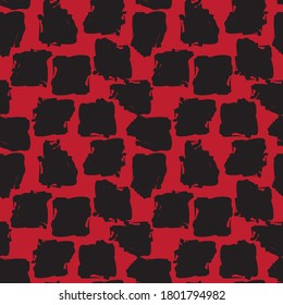 Red Brush Stroke Camouflage abstract seamless pattern background suitable for fashion textiles, graphics