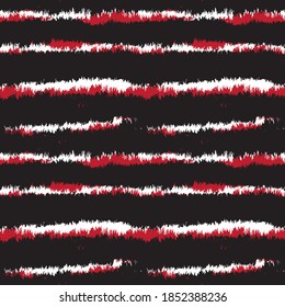 Red Brush stroke fur pattern design for fashion prints, homeware, graphics, backgrounds