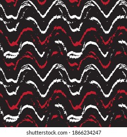 Red Brush stroke fur pattern design for fashion prints, homeware, graphics, backgrounds