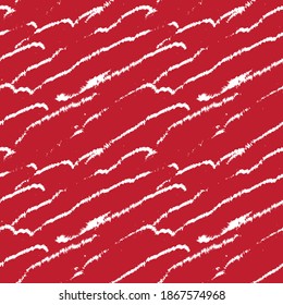 Red Brush stroke fur pattern design for fashion prints, homeware, graphics, backgrounds