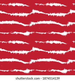 Red Brush stroke fur pattern design for fashion prints, homeware, graphics, backgrounds