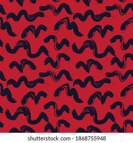 Red Brush strokes pattern background suitable for fashion prints, graphics, backgrounds