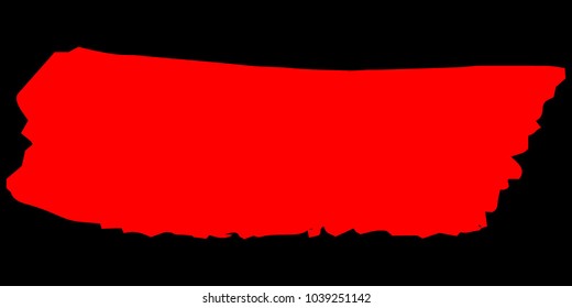 Red Brushes Grunge Paint stripe. Distressed Vector Brush Stroke. Color Modern Textured banner. Dirty Artistic Design Elements. Creative Design Elements. Perfect For Logo, Banner, Icon. 
