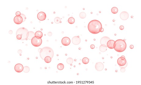 red bubble abstract background and vector picture