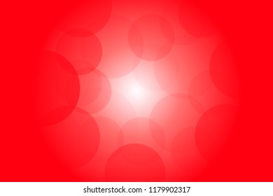 Red Bubble Bokeh background covering the light