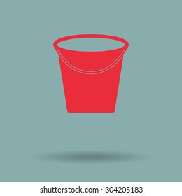 Red Bucket icon