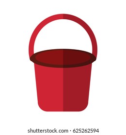 red bucket icon