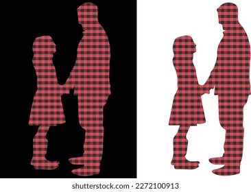 Red Buffalo Plaid Father Daughter, Dad, Father Daughter Quotes, Dad Life , Dad Shirt, Father's Day, Father , Cut Files for Cricut