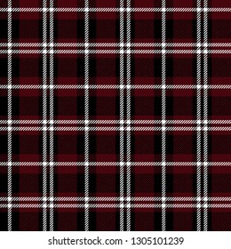 Red Buffalo Plaid Seamless Pattern - Classic buffalo plaid pattern design