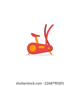 Un bicho rojo con un cuerpo rojo se sienta en un fondo blanco.