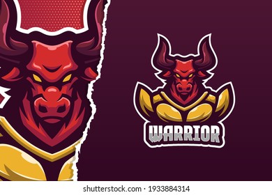 Red Bull E-sport Game Logo Template