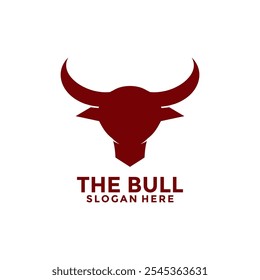 Red Bull Head vector logo design inspiration