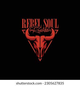 the Red Bull skull logo template