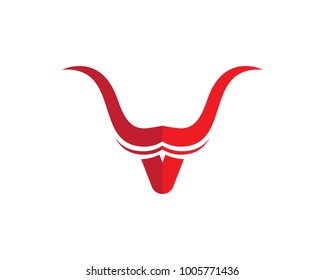 Red Bull Taurus Logo Template vector icon illustration