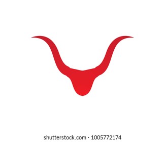 Red Bull Taurus Logo Template vector icon illustration