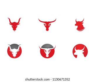 Red Bull Taurus Logo Template vector icon illustration