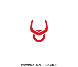 Red Bull Taurus Logo Template vector icon illustration