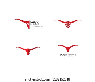 Red Bull Taurus Logo Template vector icon illustration