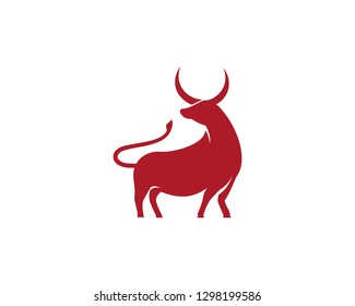 Red Bull Taurus Logo Template vector