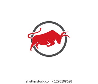 Red Bull Taurus Logo Template vector