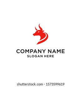 Red Bull Taurus Logo Template vector icon illustration