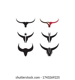 Red Bull Taurus Logo Template vector icon illustration design