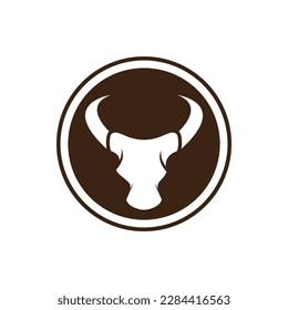 Red Bull Taurus logo template vector design illustration
