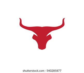 Red Bull Taurus Logo Template vector icon illustration