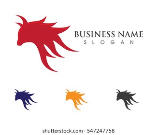 Red Bull Taurus Logo Template vector icon illustration