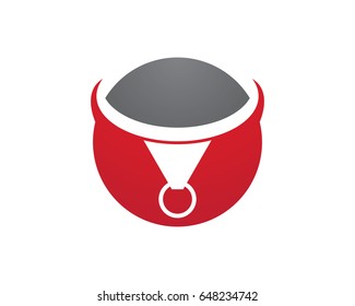 Red Bull Taurus Logo Template vector icon illustration