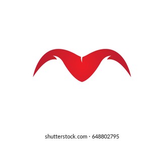 Red Bull Taurus Logo Template vector icon illustration