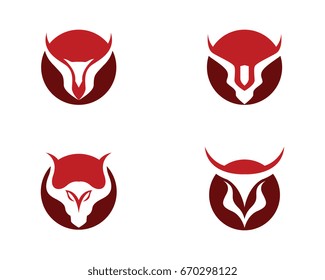 Red Bull Taurus Logo Template Vector Stock Vector (Royalty Free) 670298122