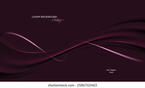 Red burgundy abstract background. Abstract folded line in red maroon background. Suit for banner, backdrop, card, invitation, exhibition, presentation template, etc.