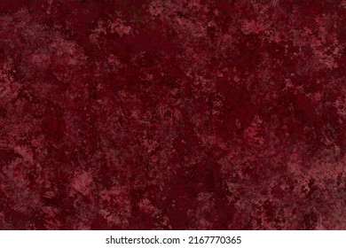 Red Burgundy Leather Effect Watercolor Wallpaper