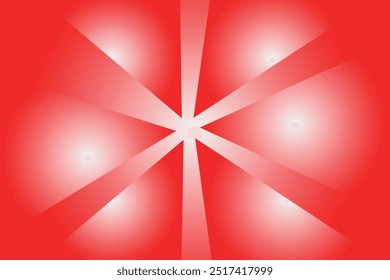 Red burst abstract space background illustration - Red starblast design template and flower