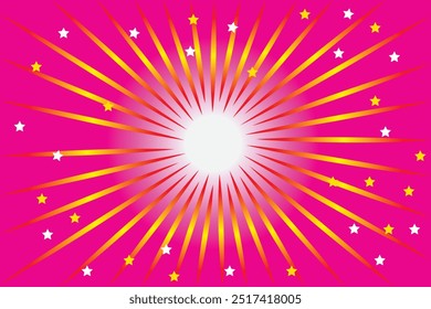 Roter Burst abstrakter Raum Hintergrundgrafik - Roter Starblast Designvorlage und Blume