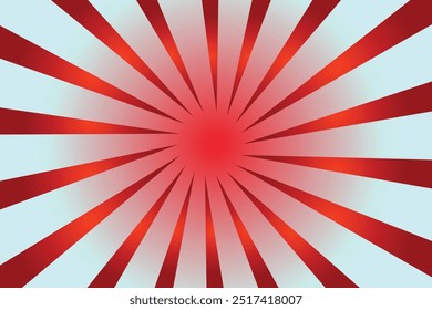 Ilustración de fondo de espacio abstracto de ráfaga roja - Plantilla y flor de diseño de estelada roja