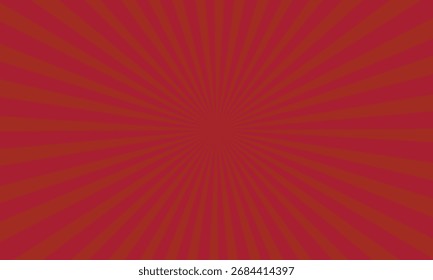 Un fondo rojo con líneas radiantes que emanan del centro, creando un visual dinámico y enérgico.