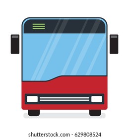 Red Bus.  It can be used for a website, mobile application, presentation, corporate identity design, wherever you decide that you need is. The icon looks good in small size. It is easy to modify.