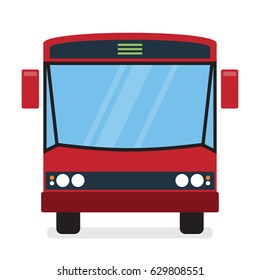 Red Bus.  It can be used for a website, mobile application, presentation, corporate identity design, wherever you decide that you need is. The icon looks good in small size. It is easy to modify.