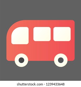 Red Bus Illustration