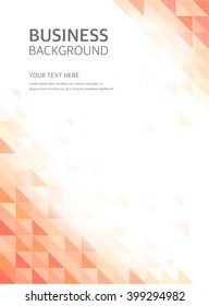 red business background, polygonal.