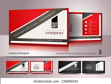 Red Business Card Design