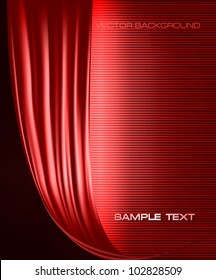 Red business fundo abstrato elegante. Ilustração vetorial