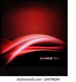 Red business elegant abstract background. Vector illustration